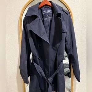 Navy Trench Coat from Lands End (never worn)